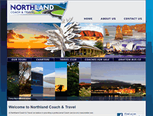 Tablet Screenshot of northlandcoaches.com.au